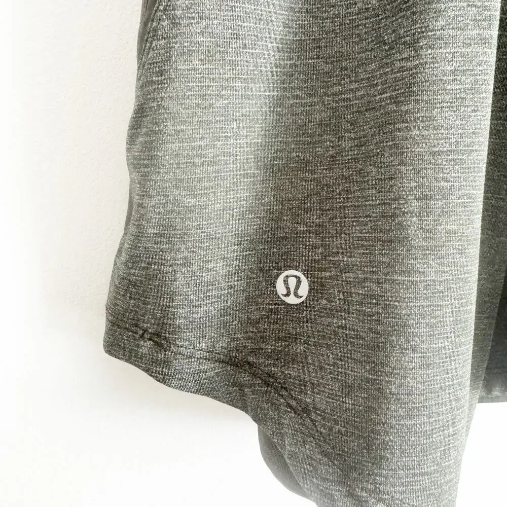 LULULEMON Run Off Route Tank Top Heathered Camo Green